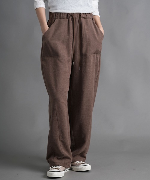 laurea(ラウレア)の「ピーチワッシャーベイカーバレルレッグパンツ(カーゴパンツ・レディース・ダークグレー/ベージュ/ブラウン/ブラック・M)」の17枚目の写真