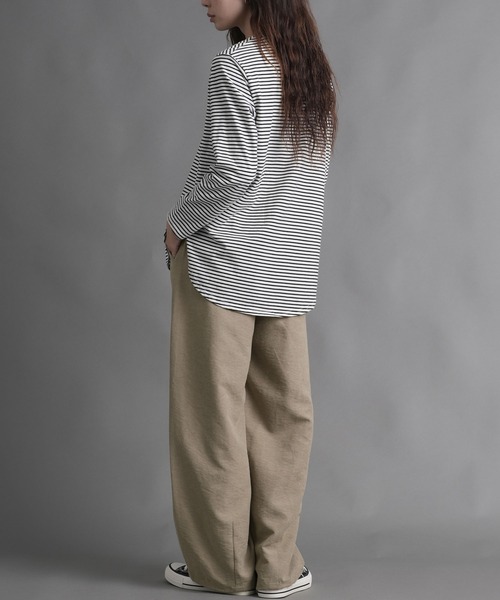 laurea(ラウレア)の「ピーチワッシャーベイカーバレルレッグパンツ(カーゴパンツ・レディース・ダークグレー/ベージュ/ブラウン/ブラック・M)」の22枚目の写真