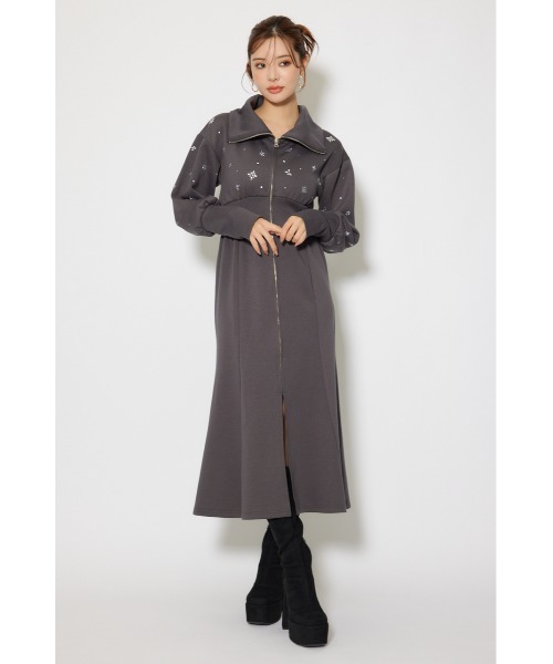 フランシュリッペDRIVEGOGOスウェット素材パンダワンピースFL5 Champion（チャンピオン）】別注スウェットワンピース[品番