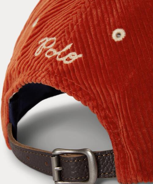 The Ralph ロゴ コーデュロイ ボールキャップ 2025AW／美品 ラルフ