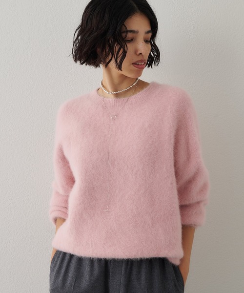 【新品✨定価2.6万円】ウィムガゼット ファーニット クルーネックプルオーバー ファーニットクルーネックプルオーバー | Whim Gazette(ウィム