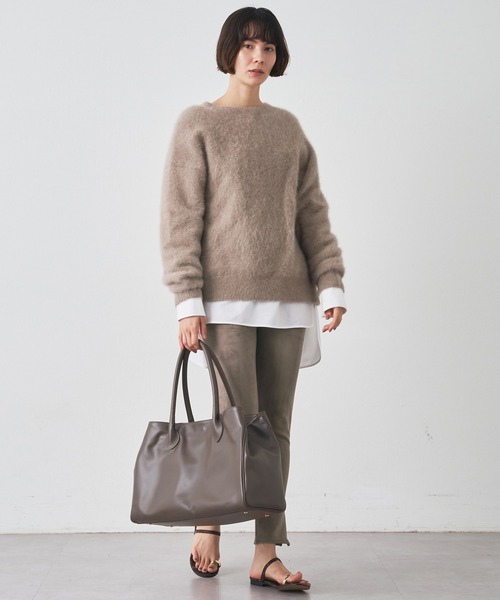 Whim Gazette（ウィムガゼット）の「ファークループルオーバー（ニット