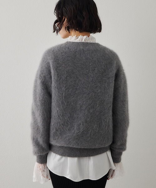 Whim Gazette/ ファークループルオーバー セール】ファークループルオーバー（ニット/セーター）｜Whim Gazette