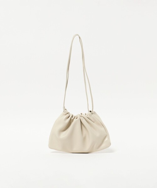 NOTHING WRITTEN（ナッシングリトゥン）の「＜NOTHING WRITTEN＞ NELLA StrapMini（ショルダーバッグ・レディース・オフホワイト/ダークブラウン/ブラック・FREE）」の2枚目の写真