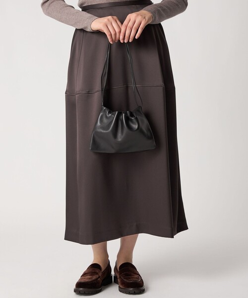 NOTHING WRITTEN（ナッシングリトゥン）の「＜NOTHING WRITTEN＞ NELLA StrapMini（ショルダーバッグ・レディース・オフホワイト/ダークブラウン/ブラック・FREE）」の4枚目の写真