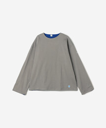 ORCIVAL | コットン天竺 ボートネックプルオーバー MEN