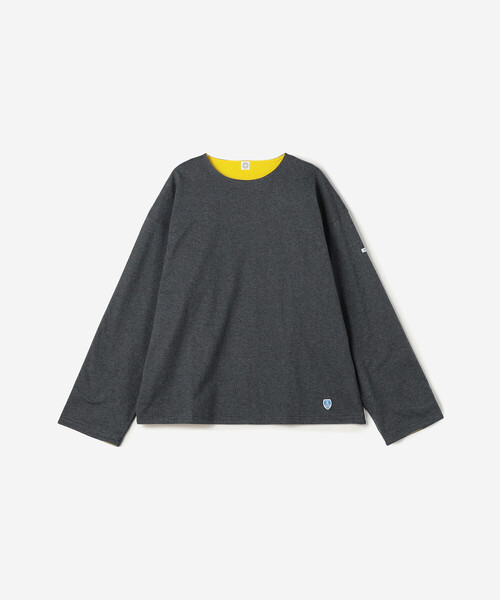 ORCIVAL（オーシバル）の「ORCIVAL | コットン天竺 ボートネックプルオーバー MEN（Tシャツ/カットソー・メンズ・グレー系その他/グレー系その他2・4/5）」の3枚目の写真