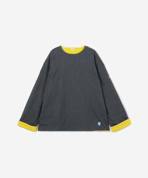 ORCIVAL（オーシバル）の「ORCIVAL | コットン天竺 ボートネックプルオーバー MEN（Tシャツ/カットソー・メンズ・グレー系その他/グレー系その他2・4/5）」の4枚目の写真