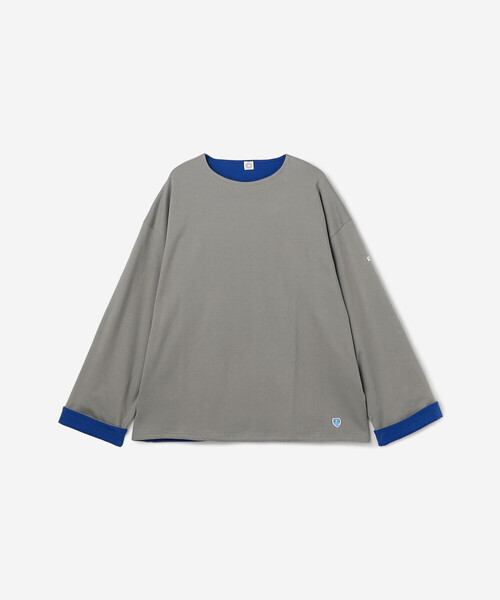 ORCIVAL（オーシバル）の「ORCIVAL | コットン天竺 ボートネックプルオーバー MEN（Tシャツ/カットソー・メンズ・グレー系その他/グレー系その他2・4/5）」の10枚目の写真