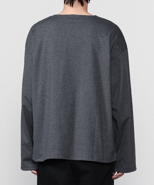 ORCIVAL（オーシバル）の「ORCIVAL | コットン天竺 ボートネックプルオーバー MEN（Tシャツ/カットソー・メンズ・グレー系その他/グレー系その他2・4/5）」の13枚目の写真