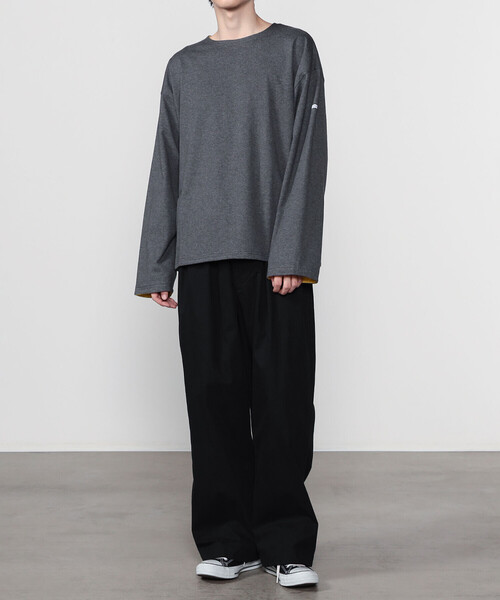 ORCIVAL（オーシバル）の「ORCIVAL | コットン天竺 ボートネックプルオーバー MEN（Tシャツ/カットソー・メンズ・グレー系その他/グレー系その他2・4/5）」の14枚目の写真