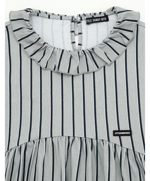 Little sunny bite(リトルサニーバイト)の「【Little Sunny Bite】baseball dress(ワンピース・レディース・グレー/ネイビー/ピンク・MEDIUM/SMALL)」の6枚目の写真