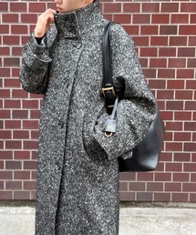 DRAW（ドロー）の「DRAW(ドロー) / ハイネックロングコート（ステンカラーコート）」