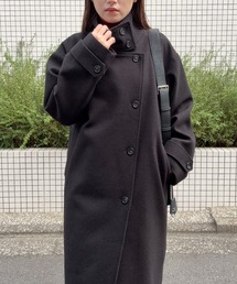 DRAW（ドロー）の「DRAW(ドロー) / ハイネックロングコート（ステンカラーコート）」