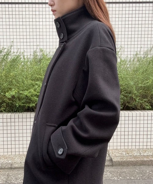 DRAW(ドロー) / ハイネックロングコート（ステンカラーコート）｜DRAW