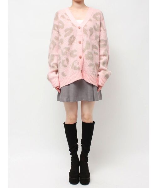 CALNAMUR（カルナムール）の「レオパードヘアリーカーディガン（ニット/セーター・レディース・ライトブルー/ピンク/ブラウン・FREE）」の22枚目の写真