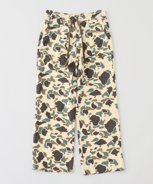 Couture d'adam(クチュールドアダム)の「COUTURE D’ADAM (クチュール ド アダム) Camo Baker Easy Trousers(スラックス・メンズ・カーキ・40/42)」の1枚目の写真