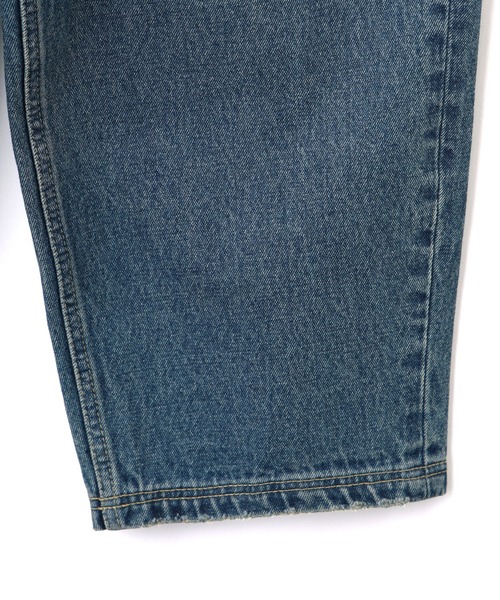 X-girl（エックスガール）の「BARREL FIT EASY DENIM PANTS（デニムパンツ・レディース・ブラック/インディゴブルー・S/M）」の7枚目の写真