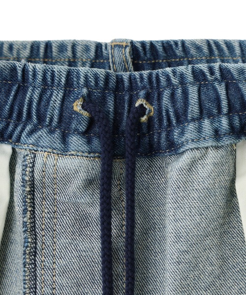 X-girl（エックスガール）の「BARREL FIT EASY DENIM PANTS（デニムパンツ・レディース・ブラック/インディゴブルー・S/M）」の8枚目の写真