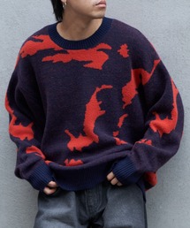 COLONY 2139 | マップエンボスジャガードニット(ニット/セーター)