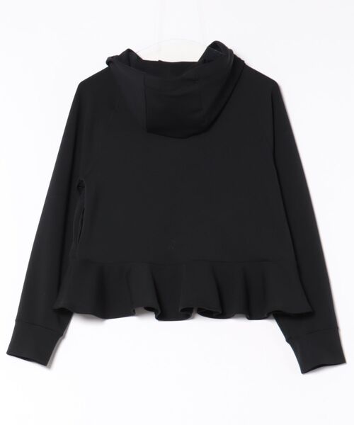 STRAWBERRY-FIELDS（ストロベリーフィールズ）の「アクアスーティングジャージ_ペプラムヘムパーカー（パーカー・レディース・ブラック/ピンク/ベージュ・2）」の16枚目の写真