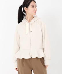 STRAWBERRY-FIELDS | アクアスーティングジャージ_ペプラムヘムパーカー(パーカー)