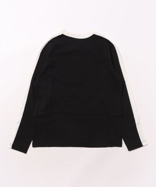 RVCA(ルーカ)の「RVCA/ルーカ CLASSIC BABY FIT LS TEE キッズ 長袖Tシャツ BF046-080(Tシャツ/カットソー・キッズ・ホワイト/ブラック・130cm/140cm/150cm)」の3枚目の写真