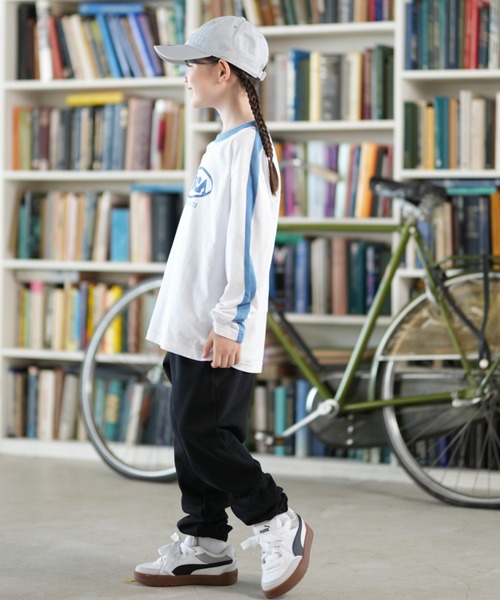 RVCA(ルーカ)の「RVCA/ルーカ CLASSIC BABY FIT LS TEE キッズ 長袖Tシャツ BF046-080(Tシャツ/カットソー・キッズ・ホワイト/ブラック・130cm/140cm/150cm)」の8枚目の写真