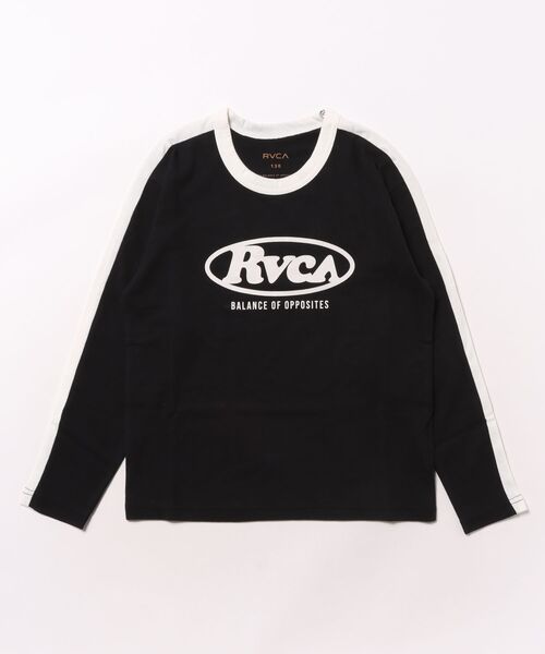 RVCA(ルーカ)の「RVCA/ルーカ CLASSIC BABY FIT LS TEE キッズ 長袖Tシャツ BF046-080(Tシャツ/カットソー・キッズ・ホワイト/ブラック・130cm/140cm/150cm)」の10枚目の写真