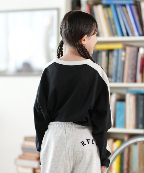 RVCA(ルーカ)の「RVCA/ルーカ CLASSIC BABY FIT LS TEE キッズ 長袖Tシャツ BF046-080(Tシャツ/カットソー・キッズ・ホワイト/ブラック・130cm/140cm/150cm)」の9枚目の写真