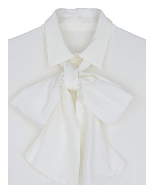 Ameri（アメリ）の「UND UNEVENNESS TIE BLOUSE（シャツ/ブラウス・レディース・ミント/ピンク/ホワイト・FREE）」の20枚目の写真