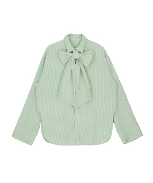 UND UNEVENNESS TIE BLOUSE（シャツ/ブラウス）｜Ameri（アメリ）の