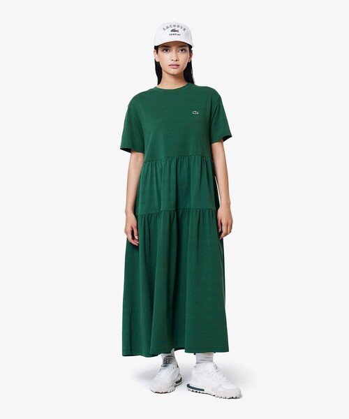 LACOSTE(ラコステ)の「ウィメンズケーブルニットボーダーソックス(ソックス/靴下・レディース・ホワイト/ピンク/ブラック・24.0cm)」の9枚目の写真