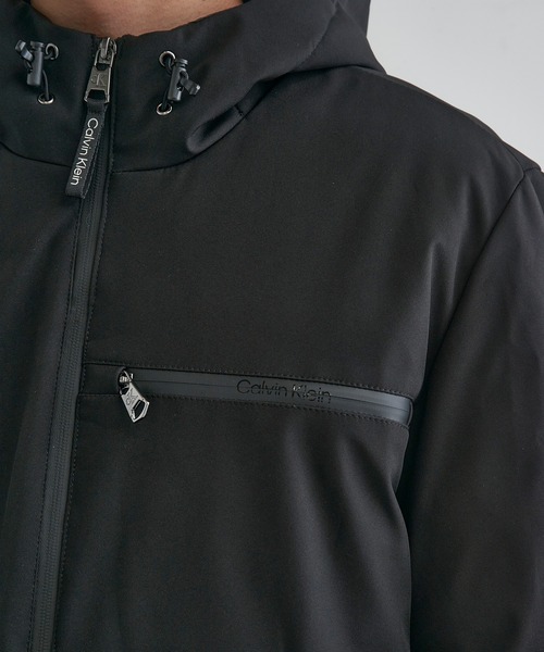 セール】【Calvin Klein】HOODED STRETCH JACKET（その他アウター