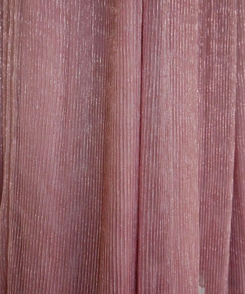 My shawty(マイシャウティー)の「lame pleats dress(ドレス・レディース・ブラック/スモークピンク/シャンパン・SMALL/MEDIUM)」の19枚目の写真