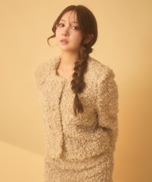 TITTY&CO.（ティティーアンドコー）の「プードルセットアップ（セットアップ・レディース・ベージュ/ピンク/ブラック/アイボリー・FREE）」の14枚目の写真