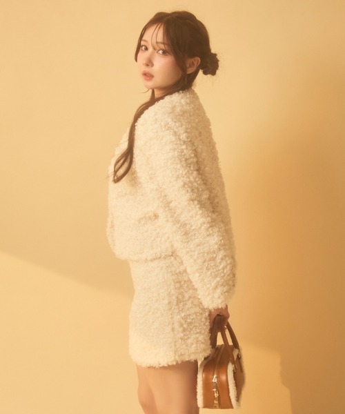 TITTY&CO.（ティティーアンドコー）の「プードルセットアップ（セットアップ・レディース・ベージュ/ピンク/ブラック/アイボリー・FREE）」の7枚目の写真