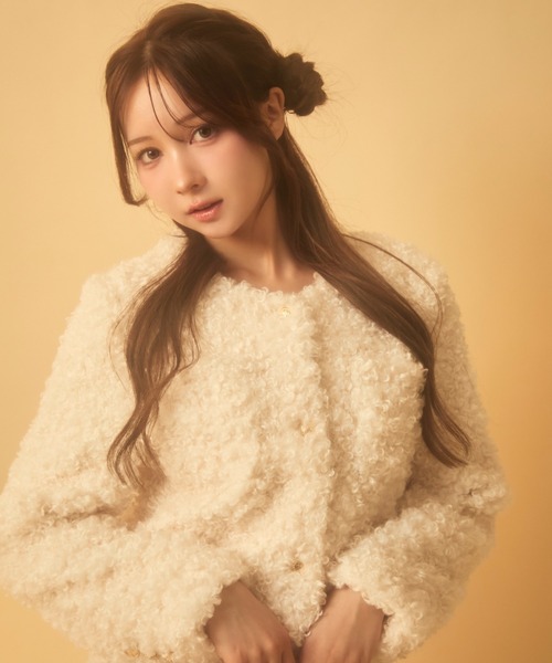 TITTY&CO.（ティティーアンドコー）の「プードルセットアップ（セットアップ・レディース・ベージュ/ピンク/ブラック/アイボリー・FREE）」の8枚目の写真