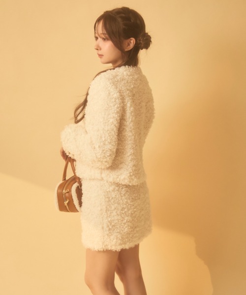 TITTY&CO.（ティティーアンドコー）の「プードルセットアップ（セットアップ・レディース・ベージュ/ピンク/ブラック/アイボリー・FREE）」の9枚目の写真