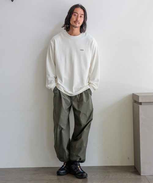 HEREIAM(ヘレイアム)の「【HEREIAM MEN】Frontier ロングスリーブプルオーバー(Tシャツ/カットソー・メンズ・ブラック/オフホワイト/グレー・MEDIUM/LARGE)」の6枚目の写真