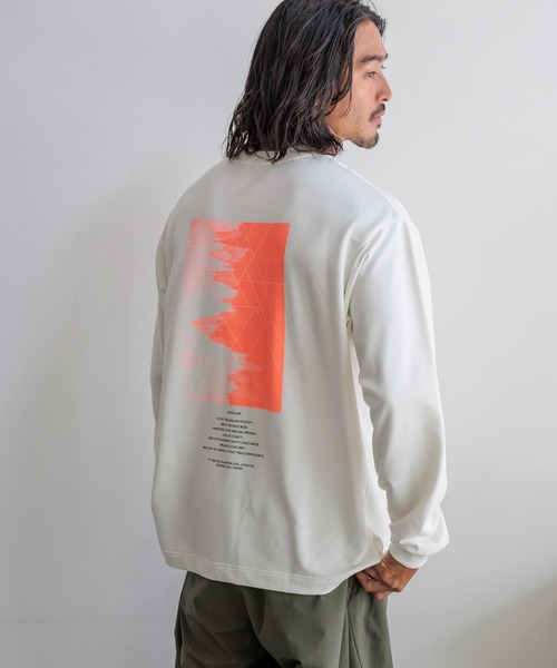 HEREIAM(ヘレイアム)の「【HEREIAM MEN】Frontier ロングスリーブプルオーバー(Tシャツ/カットソー・メンズ・ブラック/オフホワイト/グレー・MEDIUM/LARGE)」の7枚目の写真