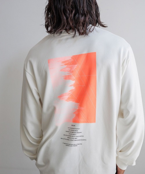 HEREIAM(ヘレイアム)の「【HEREIAM MEN】Frontier ロングスリーブプルオーバー(Tシャツ/カットソー・メンズ・ブラック/オフホワイト/グレー・MEDIUM/LARGE)」の9枚目の写真