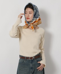 LAKOLE | 12ゲージリブ2WAYプルオーバー / 575969(ニット/セーター)