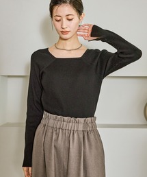 LAKOLE | 12ゲージリブ2WAYプルオーバー / 575969(ニット/セーター)