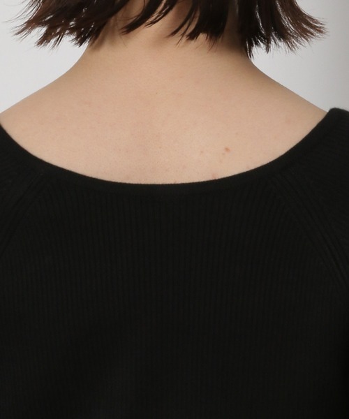 LAKOLE（ラコレ）の「12ゲージリブ2WAYプルオーバー / 575969（ニット/セーター・レディース・ブラウン/ブラック/アイボリー/ブルー/グレー・FREE）」の17枚目の写真