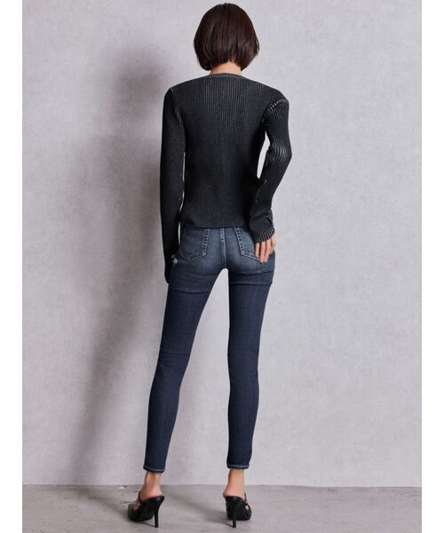 GYDA（ジェイダ）の「GGプレートオープンフロントニットトップス（ニット/セーター・レディース・ブラック/アイボリー/ブラウン・FREE）」の10枚目の写真