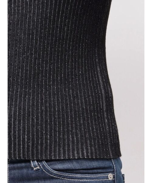 GYDA（ジェイダ）の「GGプレートオープンフロントニットトップス（ニット/セーター・レディース・ブラック/アイボリー/ブラウン・FREE）」の16枚目の写真