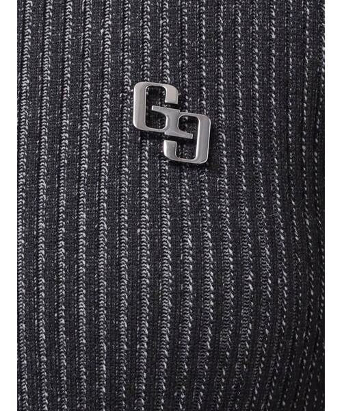 GYDA（ジェイダ）の「GGプレートオープンフロントニットトップス（ニット/セーター・レディース・ブラック/アイボリー/ブラウン・FREE）」の21枚目の写真