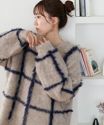 チェック柄プルオーバー《WEB限定カラーあり》