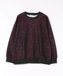 HOOK for girls　カラフルダメージ スウェットプルオーバー